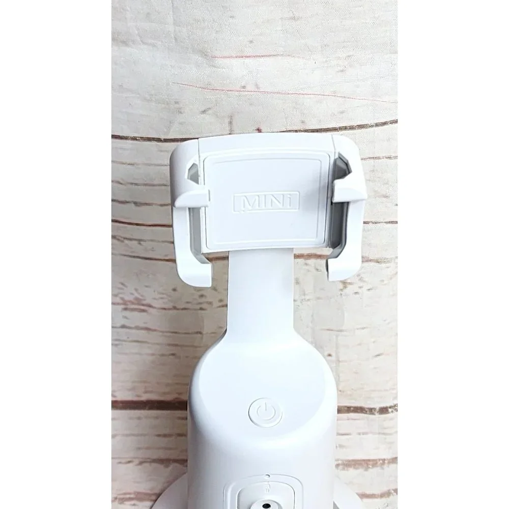 Universal Magic Snapshot: 360° Auto Face Tracking Selfie Tripod - ABS White